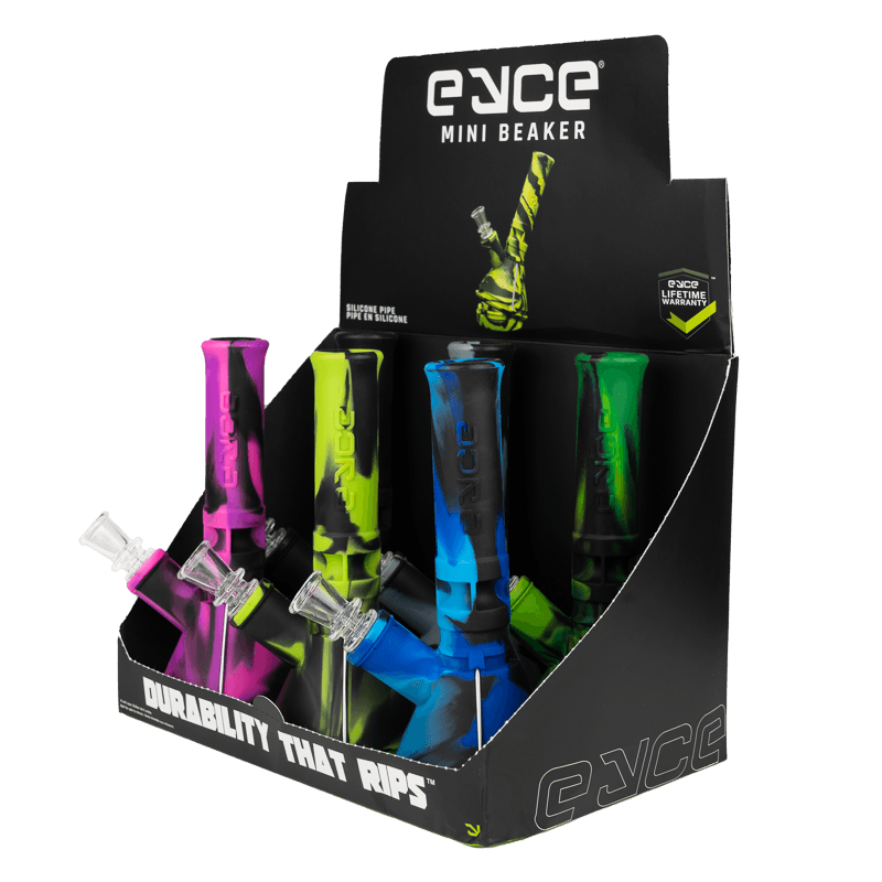 Eyce Mini Beaker 6 Unit POP Assorted Wholesale Eyce Molds