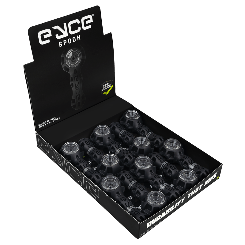 Eyce Spoon Display POP of 10 Units Black Wholesale Eyce Molds